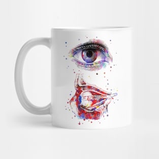 Human eye Mug